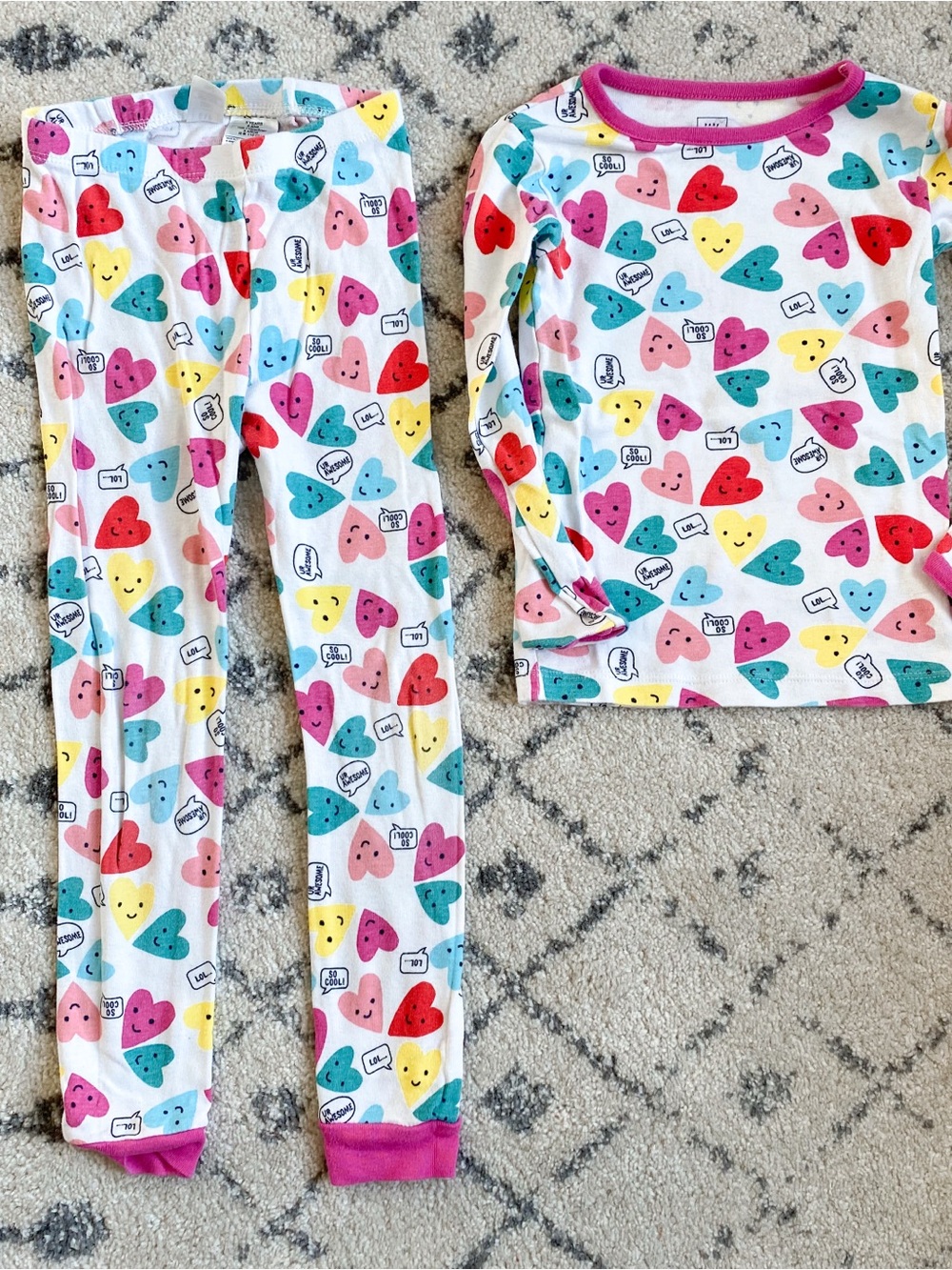Gap Conversation Heart Pajamas